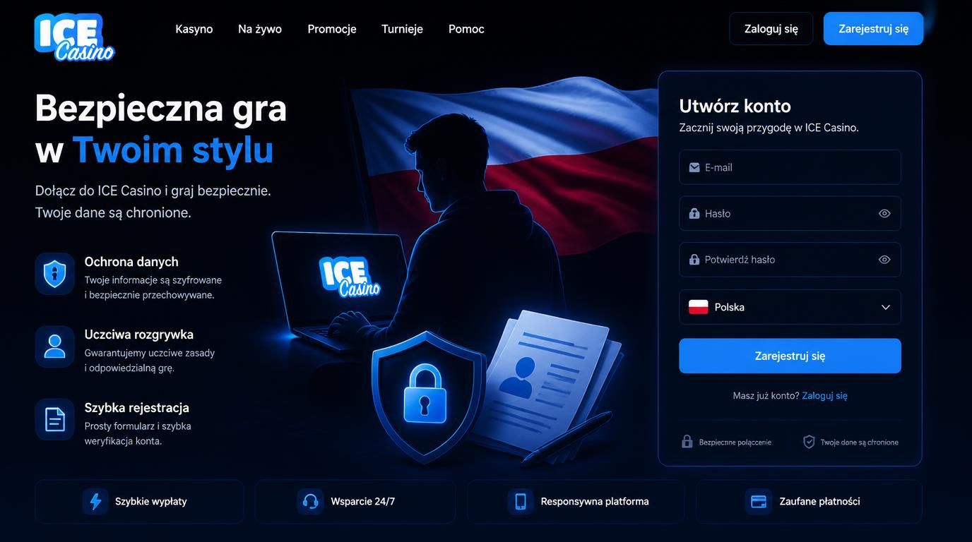 Ikona tarczy z kłódką nad laptopem z formularzem rejestracji